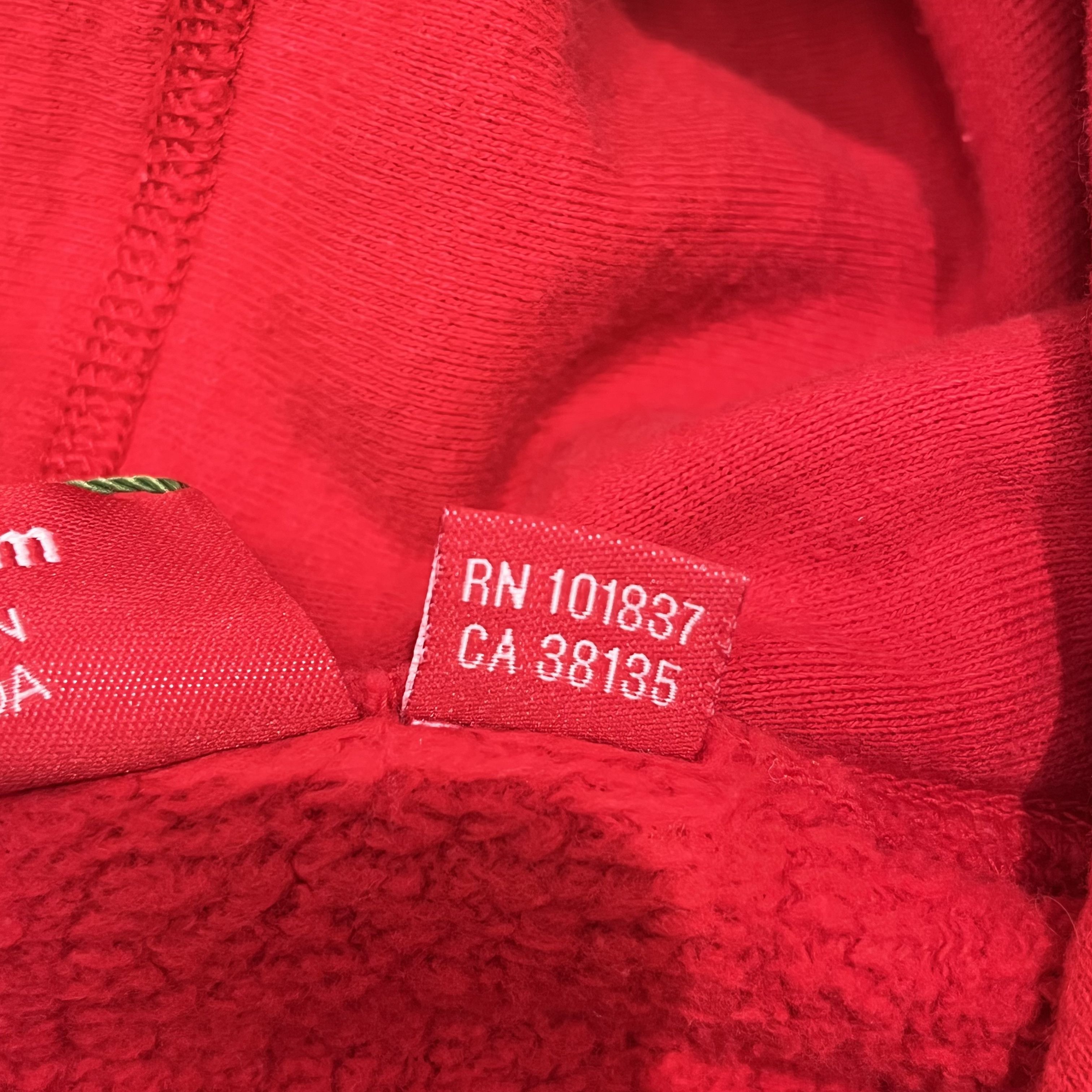Supreme Supreme Kaws Chalk Box Logo Hoodie Red (SS21) Size US M / EU 48-50 / 2 - 7 Thumbnail