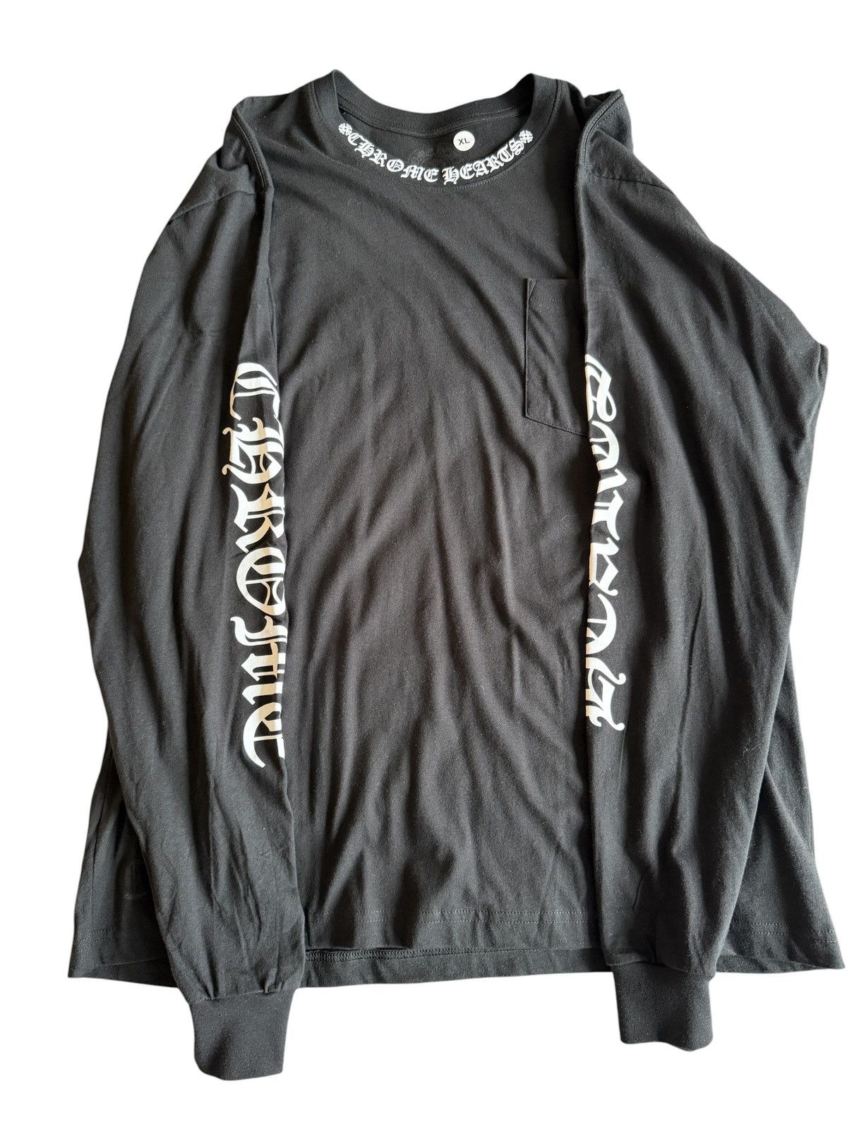 Chrome Hearts Chrome Hearts L/S Pkt Crew Size US XL / EU 56 / 4 - 1 Thumbnail