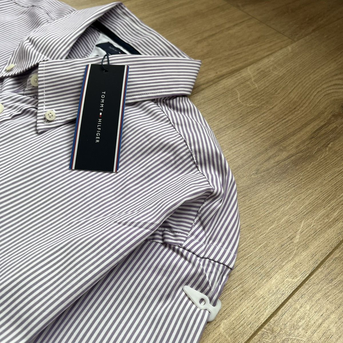 Tommy Hilfiger Vintage Tommy Hilfiger 80’ Two Ply Cotton Shirt (Size 3XL) Size US XXL / EU 58 / 5 - 3 Thumbnail