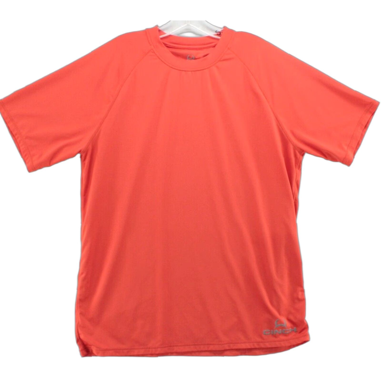 Logo 7 Cinch T Shirt Men's XL Orange Performance Classic Logo Casual Short Sleeve Size US XL / EU 56 / 4 - 1 Thumbnail