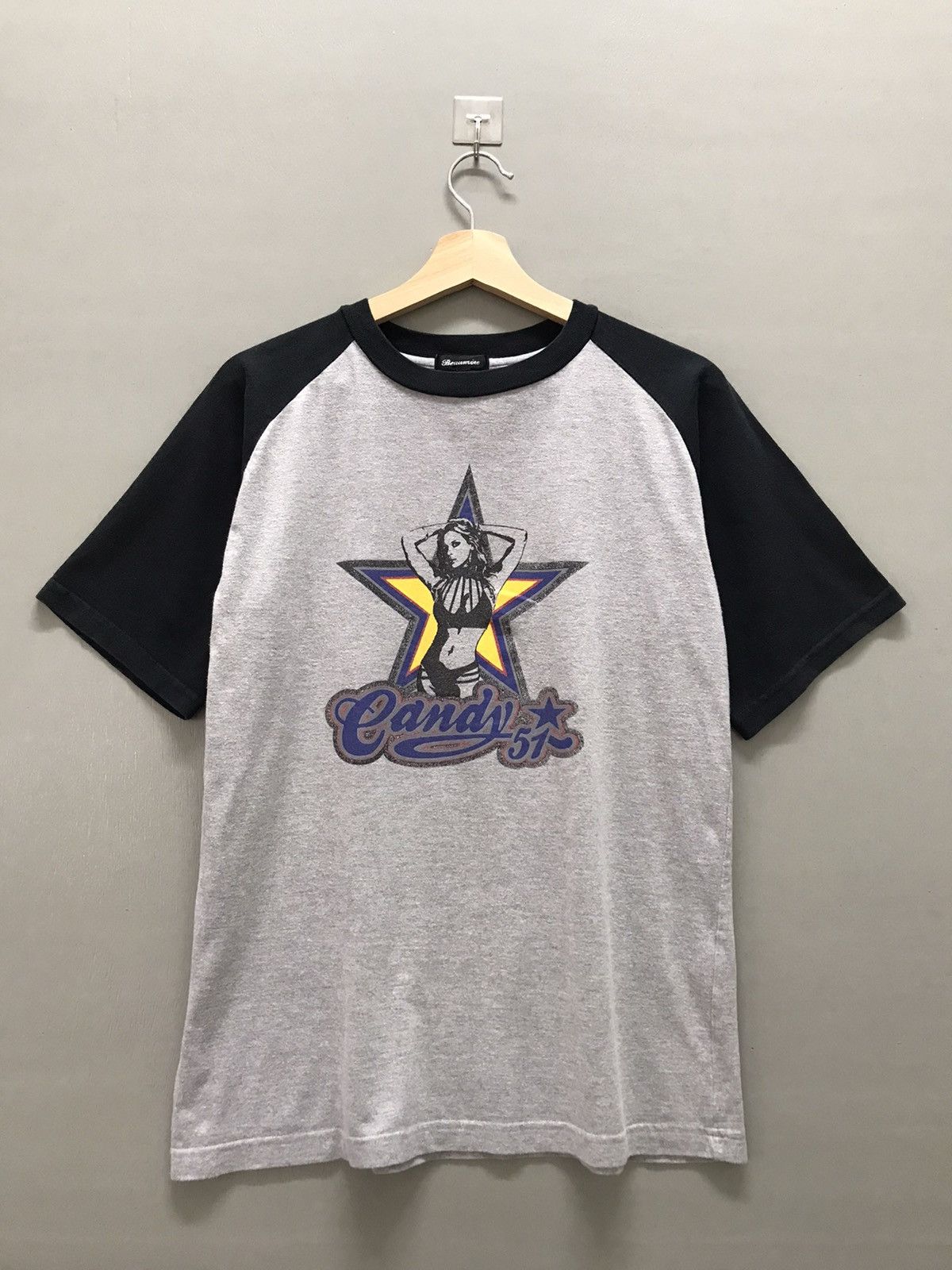 Pre-owned If Six Was Nine X Le Grande Bleu L G B Vintage Beaumere Candy 51 T-shirts In Gray