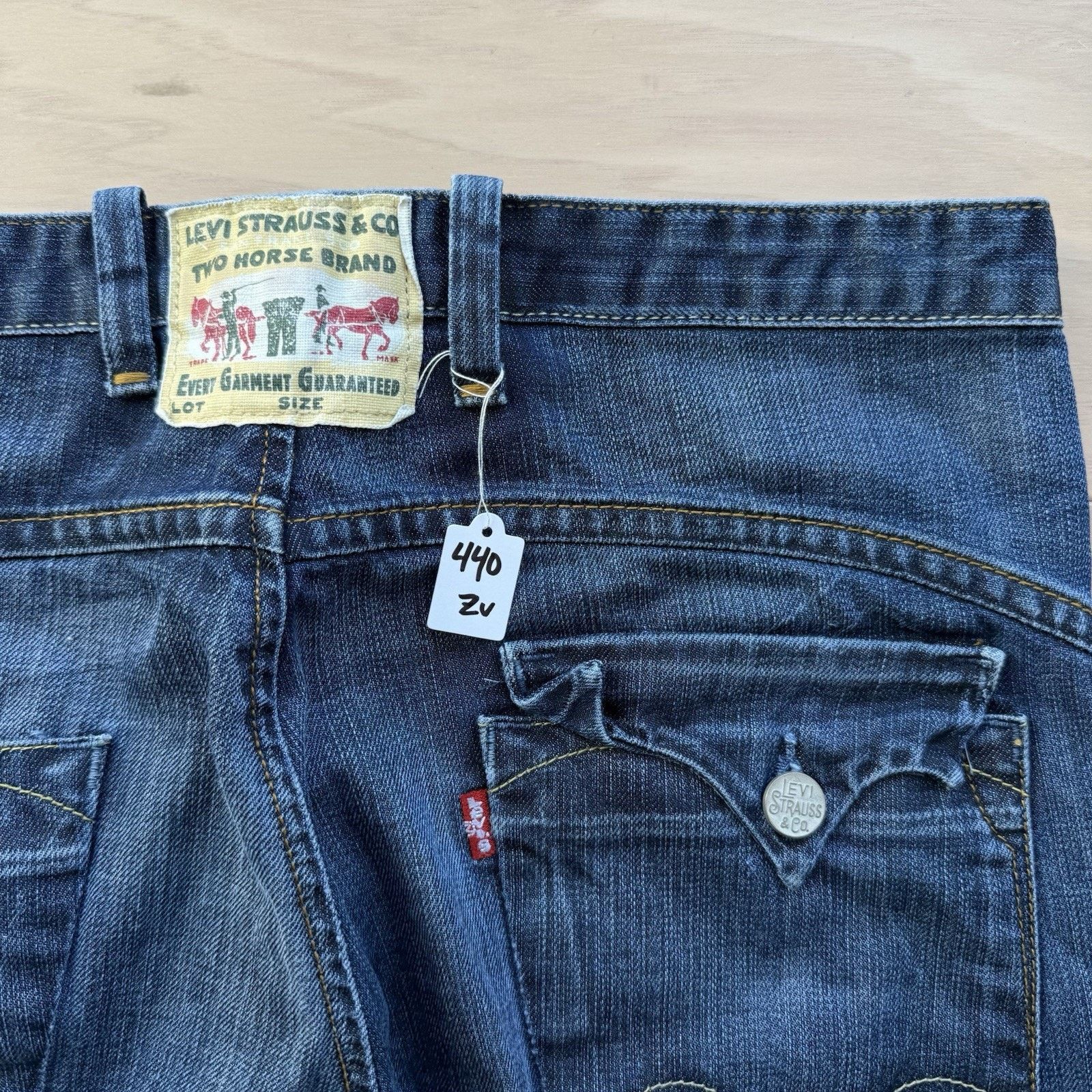 Levi's × Vintage Vintage Levis Jeans 32 Blue Y2K Western Denim Workwear Size US 32 / EU 48 - 10 Thumbnail