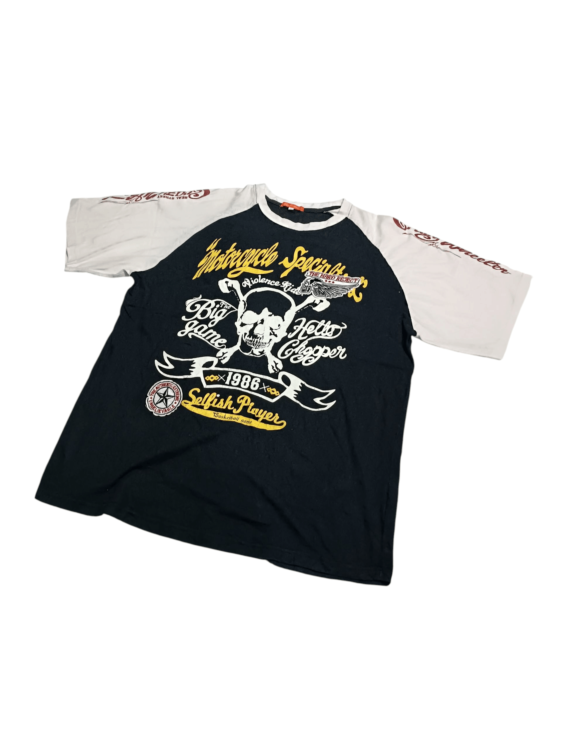 Japanese Brand × Vintage Japanese Brand Art Skull Short Sleeve T-shirt Size US L / EU 52-54 / 3 - 2 Thumbnail
