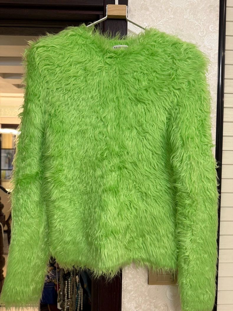 Balenciaga Balenciaga Fluorescent green tights are very elastic. Size L / US 10 / IT 46 - 1 Thumbnail