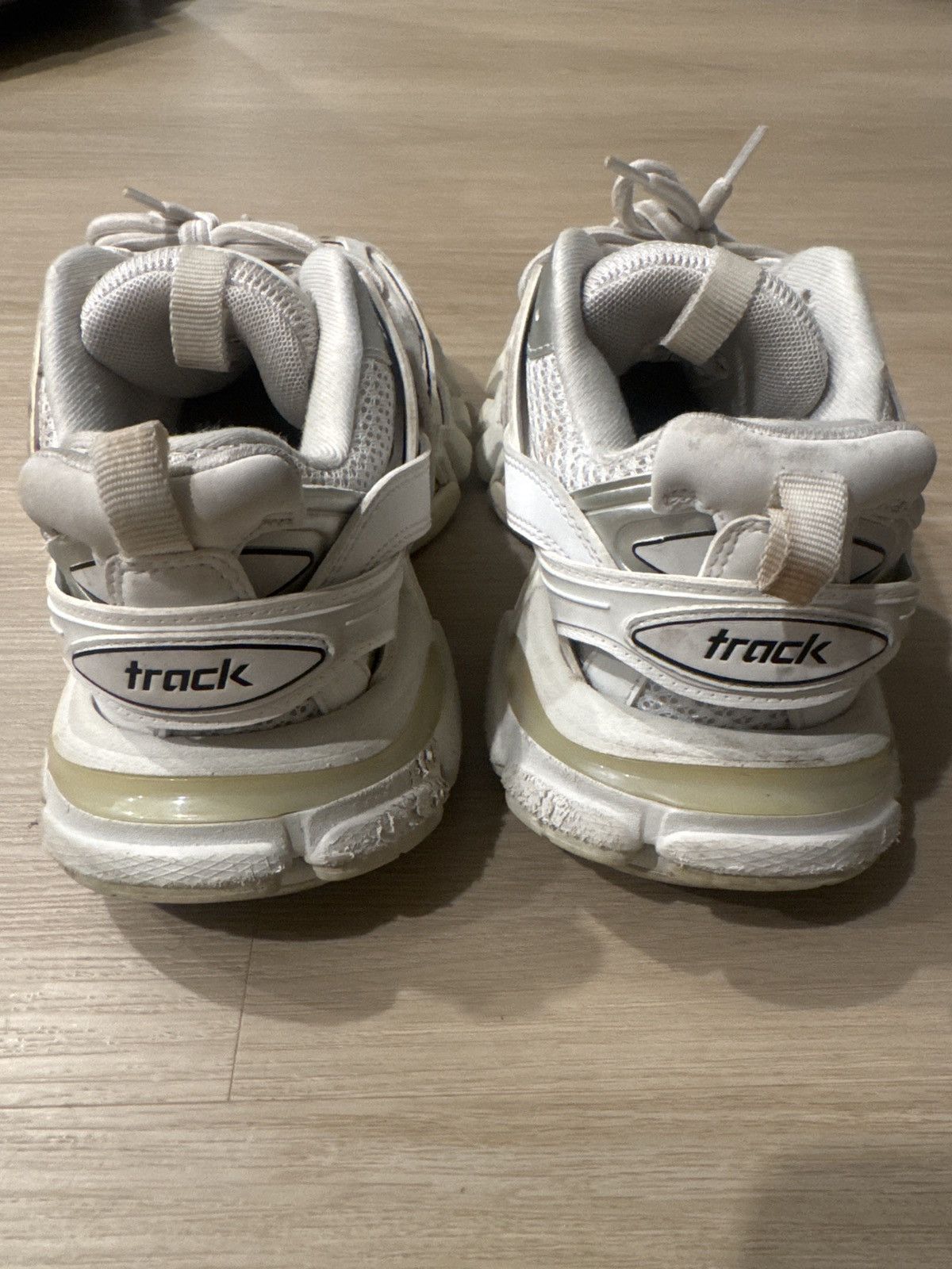 Balenciaga Balenciaga Rubber Mesh Fabric Monocolor Sole Track Sneakers Size US 7 / IT 37 - 4 Thumbnail