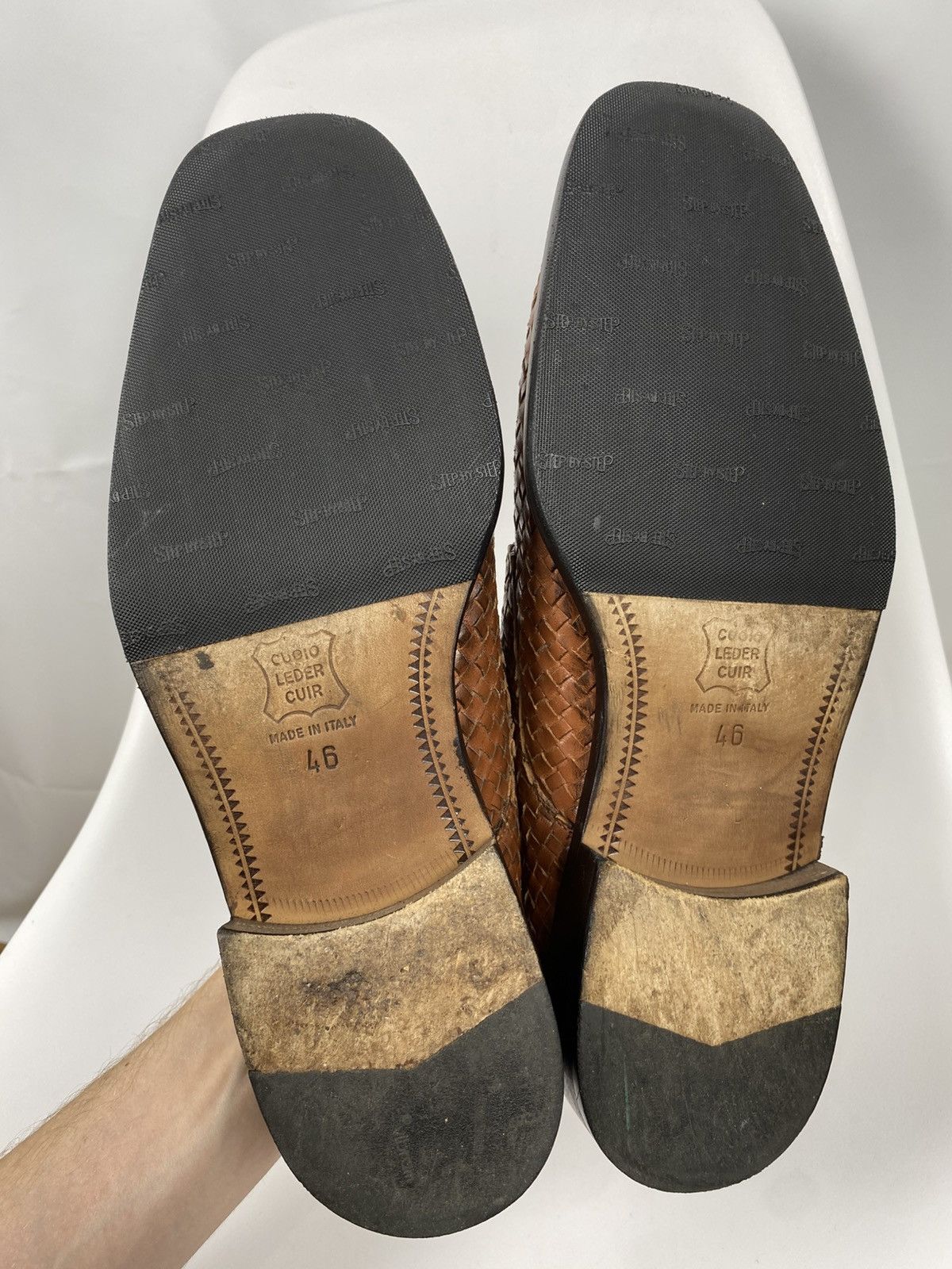 Other Gran Ducato Italy Woven Derby Shoes Genuine Leather size 46 Size US 12 / EU 45 - 7 Thumbnail