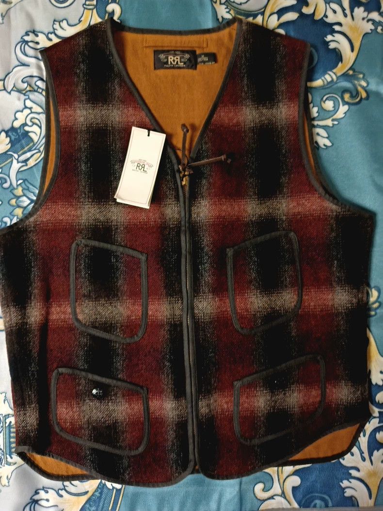 RRL Ralph Lauren RRL Ralph Lauren Plaid Wool Vest - dmc Size US M / EU 48-50 / 2 - 1 Thumbnail