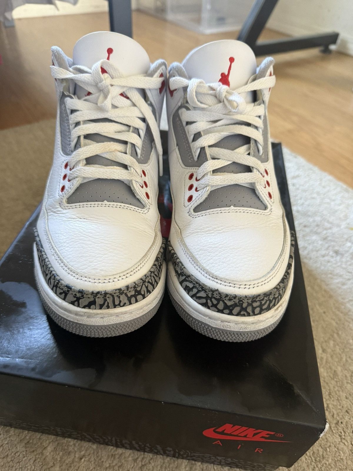 Jordan Brand Jordan 3 Fire Red 2022 Size US 8 / EU 41 - 5 Thumbnail