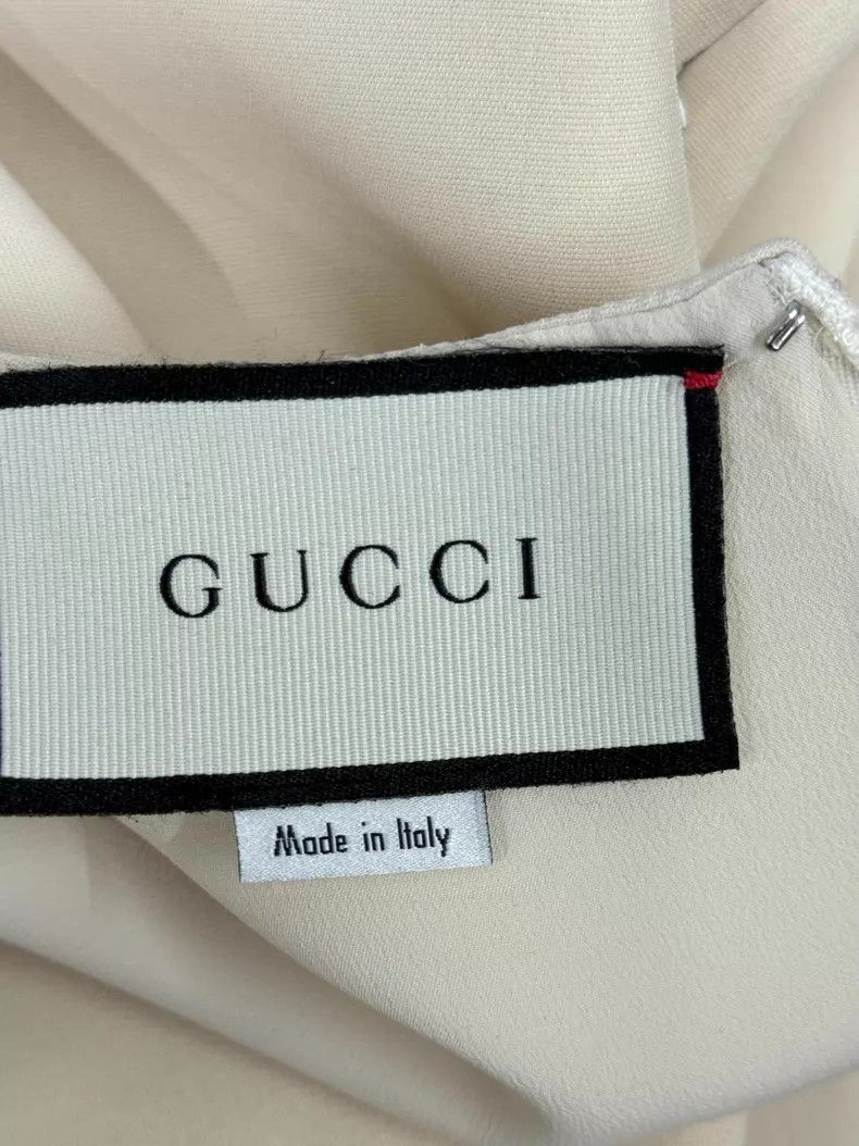 Gucci Gucci Beige pearl buckle dress Size XS / US 0-2 / IT 36-38 - 4 Thumbnail