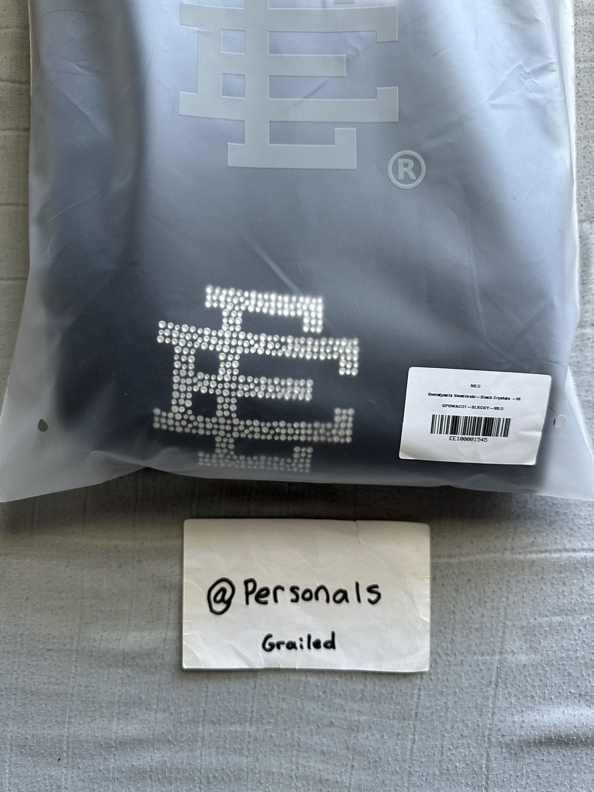 Eric Emanuel NEW Eric Emanuel x Swarovski Basic Sweatpant Medium Size US 34 / EU 50 - 4 Thumbnail