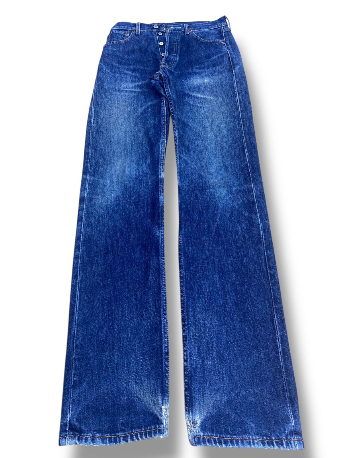Levi's Levi’s Vintage Whiskers Dark Wash Style Straight Cut Jeans Size US 28 / EU 44 - 1 Thumbnail