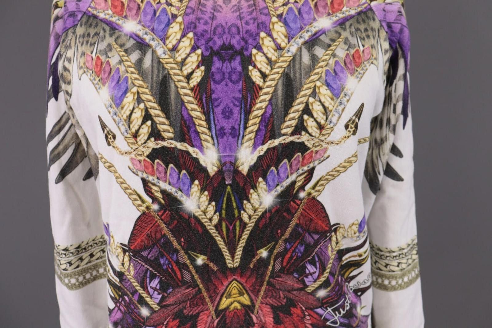 Just Cavalli Just Cavalli Multicolor Lagenlook Sweater Size 40 / M Size M / US 6-8 / IT 42-44 - 5 Thumbnail