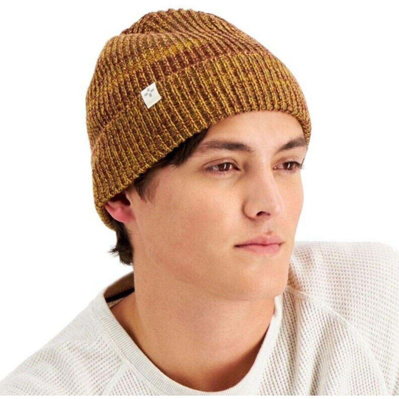 The Unbranded Brand Sun + Stone Men's Brown Knit Casual Warm Beanie Hat One Size Size ONE SIZE - 1 Thumbnail