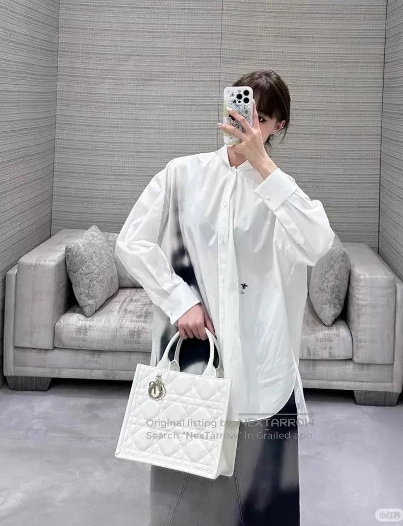 Dior Dior 24 Spring and Summer Eiffel Tower Shirt Size XXS / US 00 / IT 34 - 7 Thumbnail