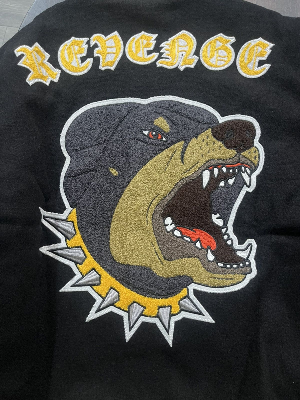 Revenge Revenge Rottweiler Varsity Jacket Black Size US M / EU 48-50 / 2 - 5 Thumbnail