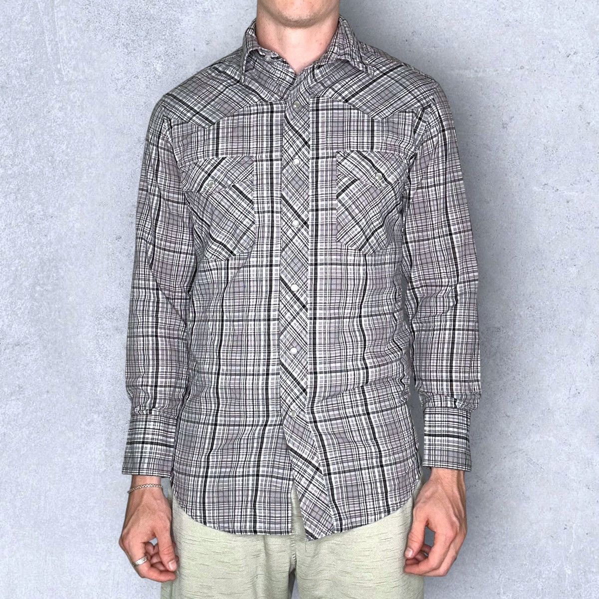 Wrangler Wrangler Western Pearl Snap button down shirt Size US S / EU 44-46 / 1 - 2 Thumbnail