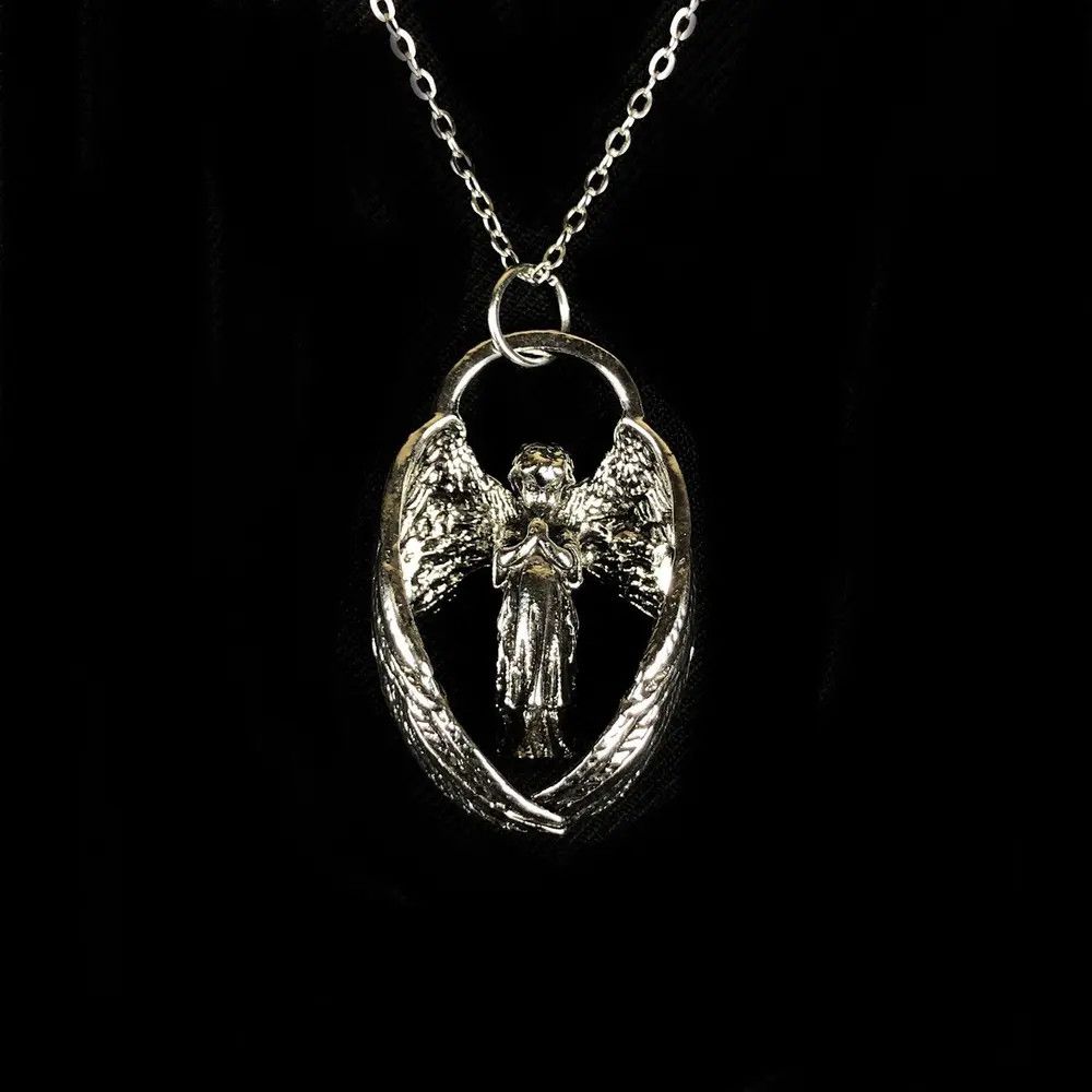 Jewelry Angel Necklace Punk Chain Size ONE SIZE - 4 Thumbnail