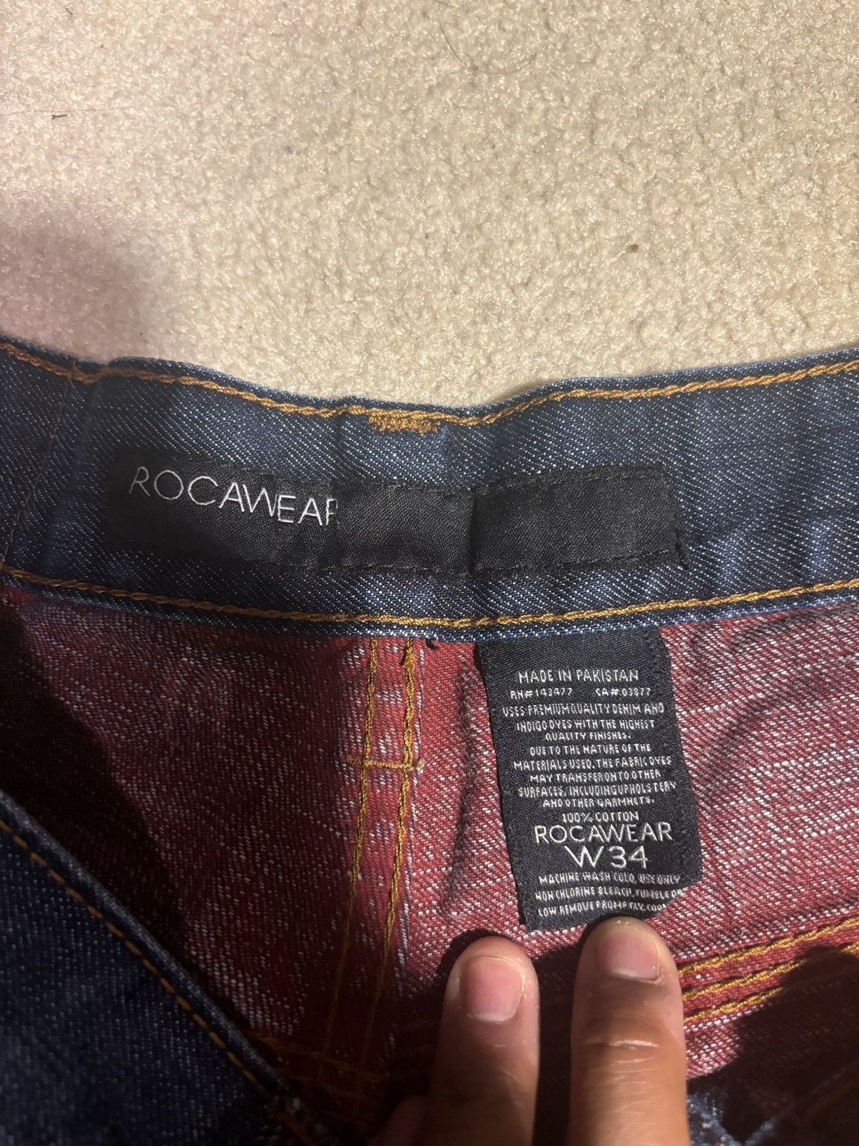 Rocawear Rocawear Shorts Jorts Y2K Vintage Baggy Denim Skater Rap 34 Size US 34 / EU 50 - 3 Thumbnail