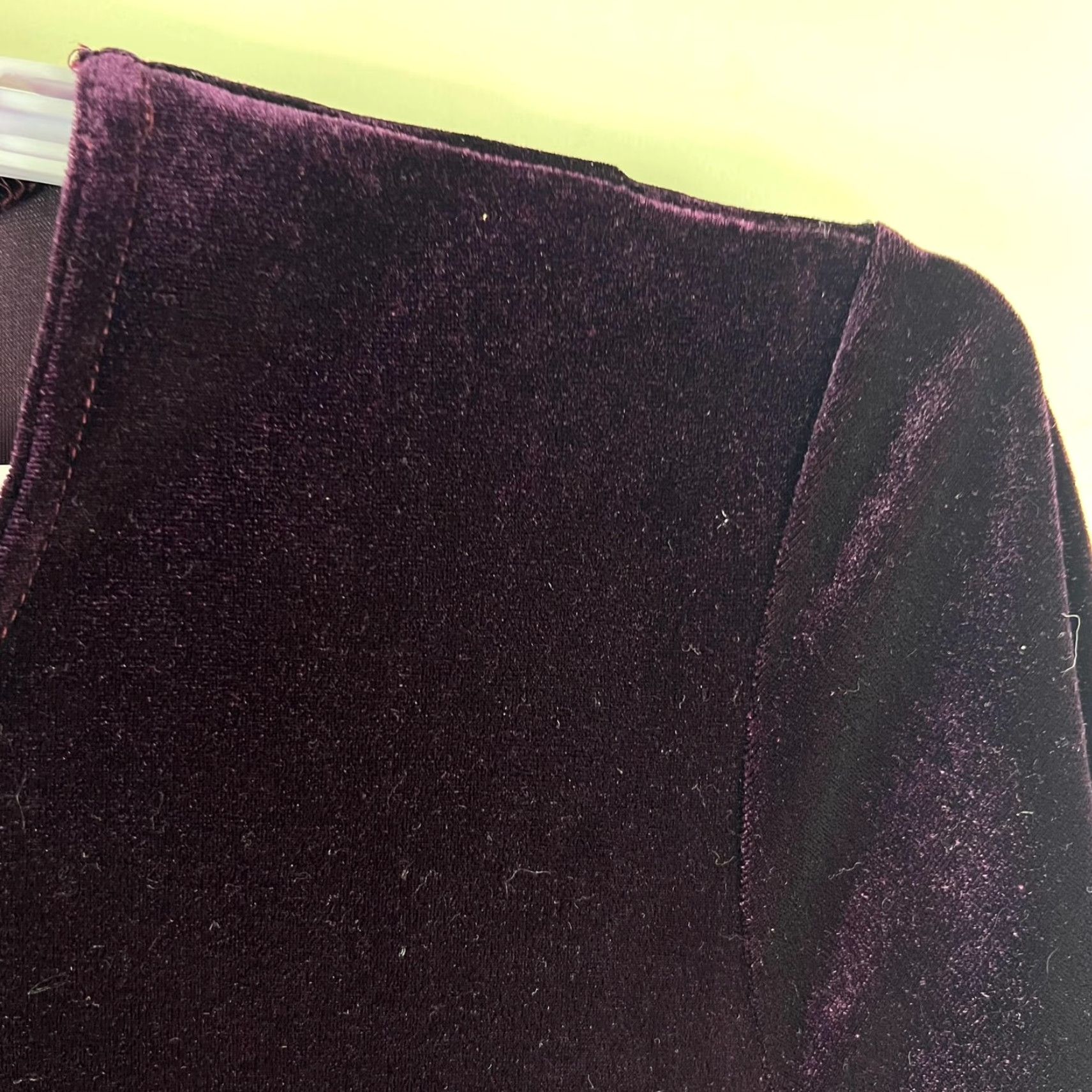 Velvet Dressing Clio Dress Maxi Velvet Dark Burgundy L Womens Size 36" / US 14 / IT 50 - 2 Thumbnail