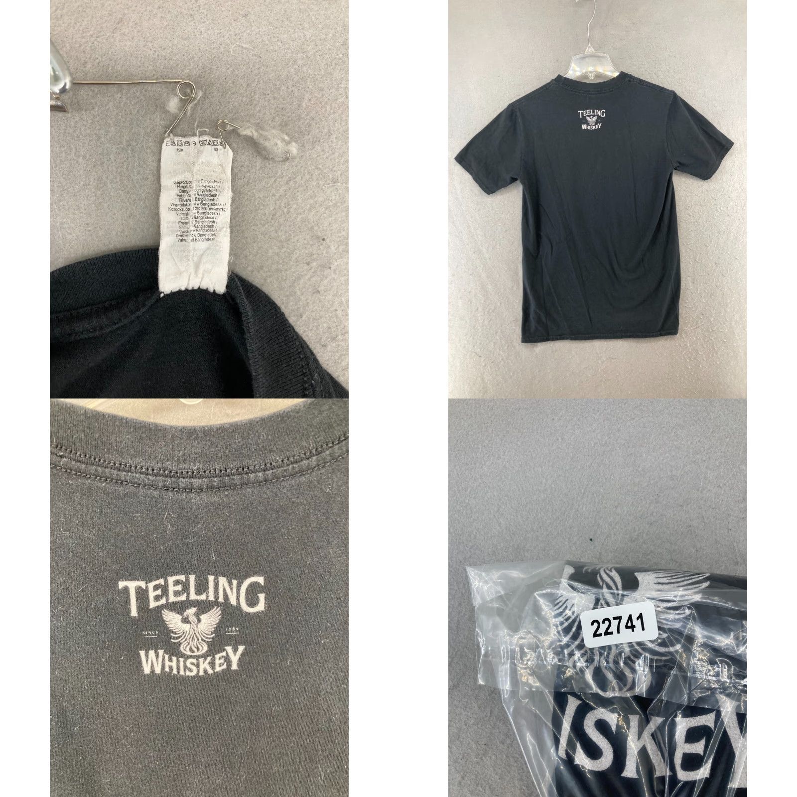 Logo 7 Teeling Whiskey T Shirt District Perfect Tri Short Sleeve Logo Black Adult Small Men’s Tee Whiskey Logo Size US S / EU 44-46 / 1 - 8 Thumbnail