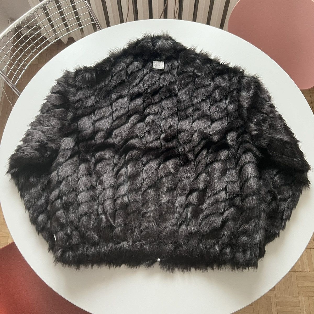 Supreme 2-Tone WINDSTOPPER Faux Fur Jacket Black L