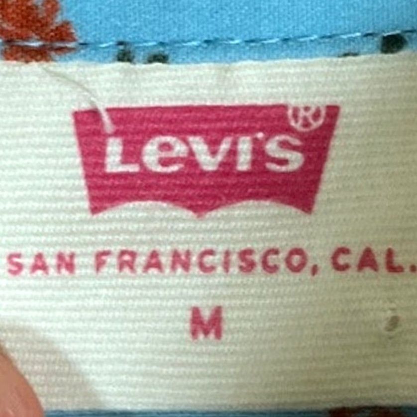 Levi's Levis Shirt Blue Floral Jasper Collared Button-Up Long Sleeve M Women’s Regular Size M Casual Western, Momcore, Basic, Floral, Button-Up, 1940s-Style? Size M / US 6-8 / IT 42-44 - 6 Thumbnail
