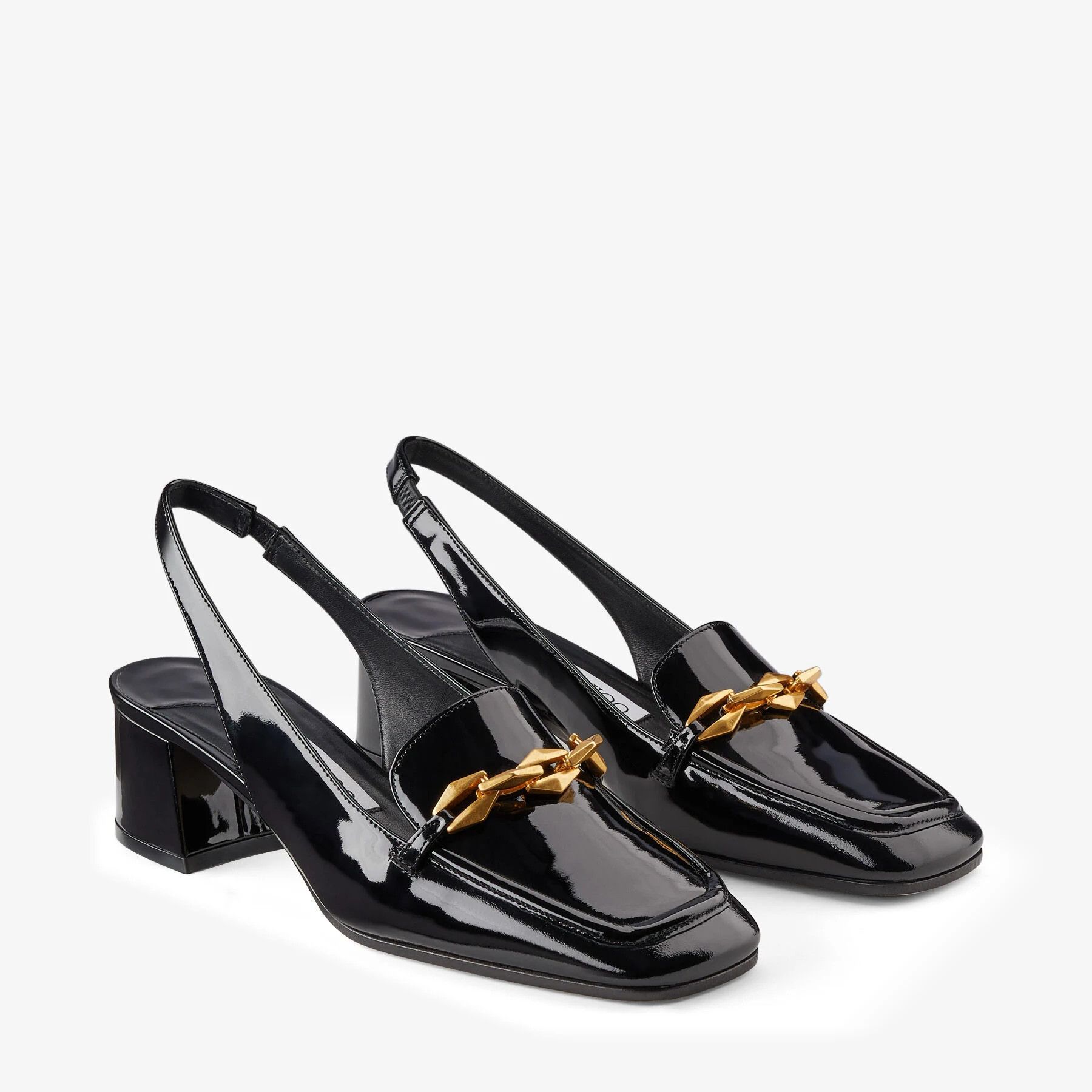 Jimmy Choo o1s22i1n1024 Tilda 45 Slingback Pumps in Black Size US 8 / IT 38 - 3 Thumbnail
