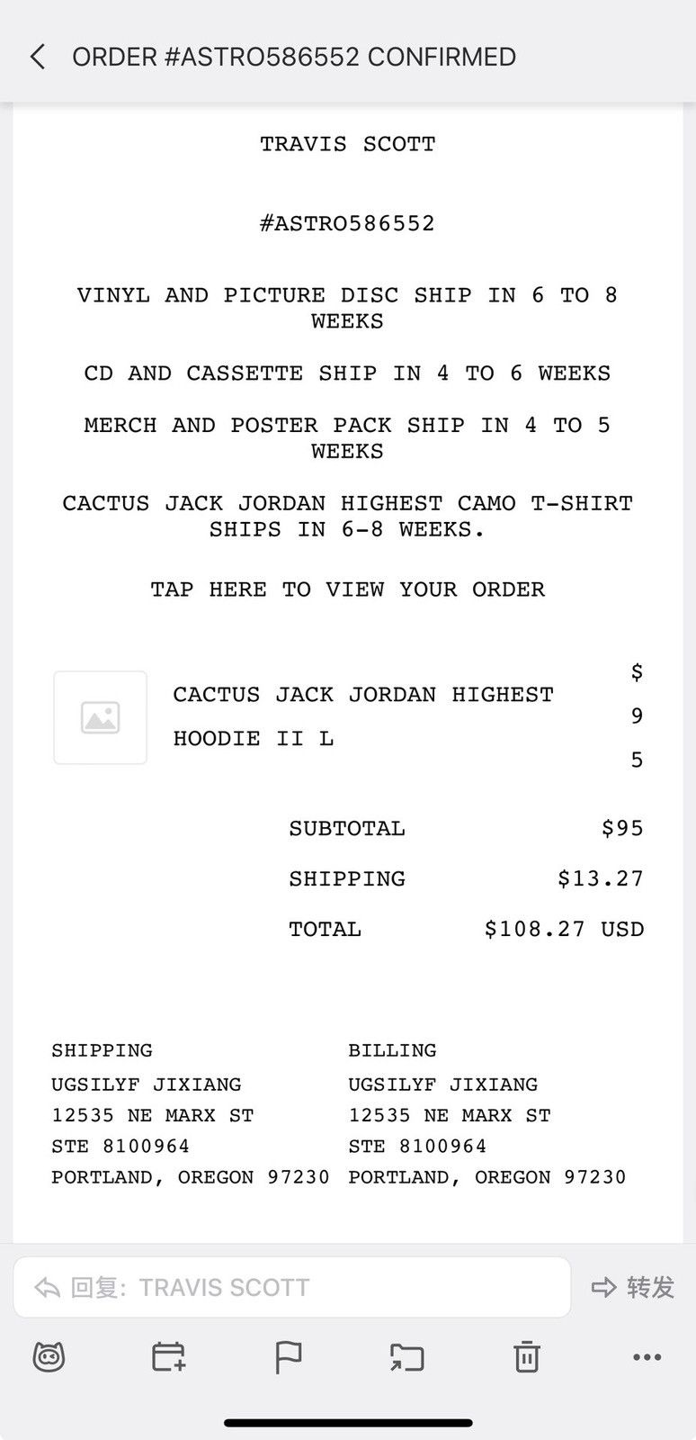 Jordan Brand × Travis Scott travis sccot Jordan cactus Jack Highest hoodie green Size US L / EU 52-54 / 3 - 7 Thumbnail