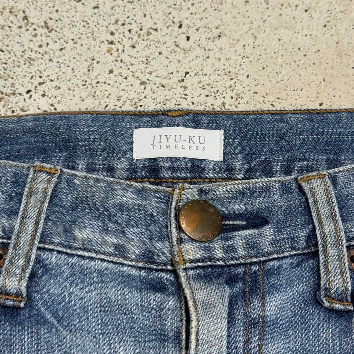 Japanese Brand Jiyuku Timeless Japan Denim Fabric Pants Size 24" / US 00 / IT 34 - 10 Thumbnail