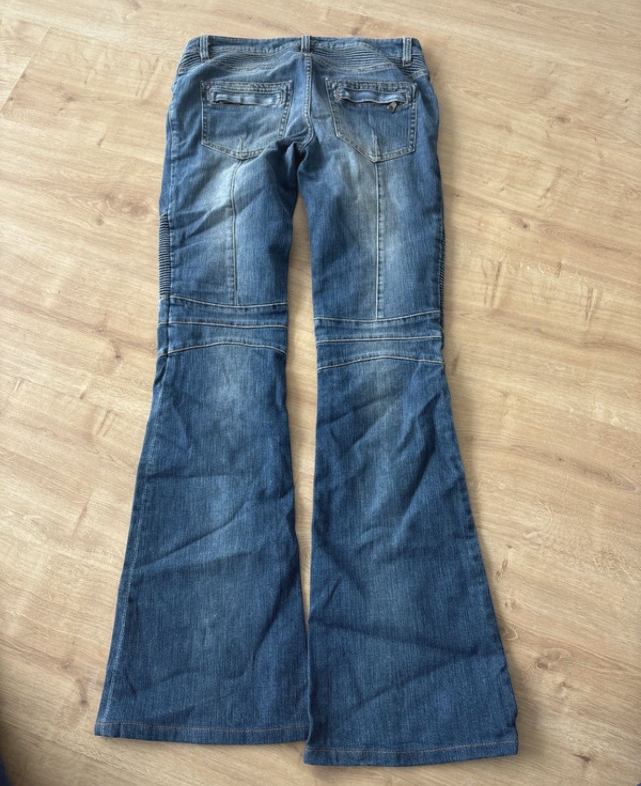 Balmain Balmain Paris Ribbed Biker Jeans Size 28" / US 6 / IT 42 - 3 Thumbnail