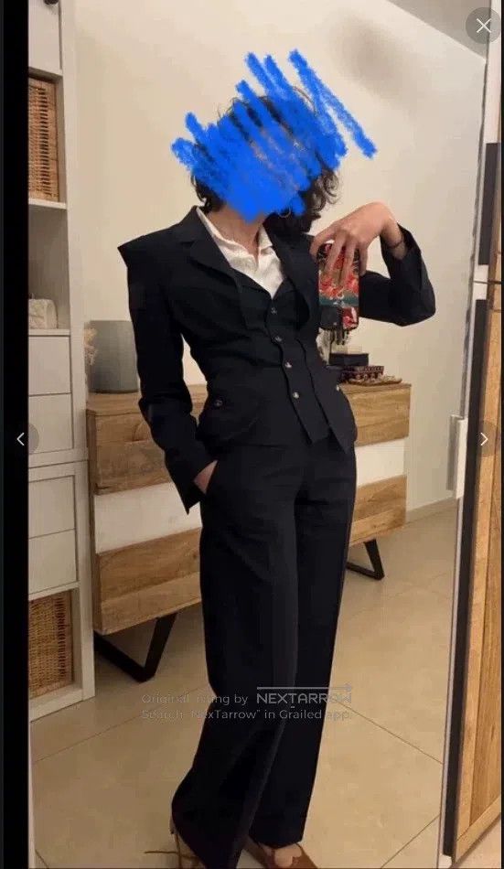Vivienne Westwood Vivienne Westwood Fake two-piece blazer, black, enamel but Size S / US 4 / IT 40 - 1 Thumbnail