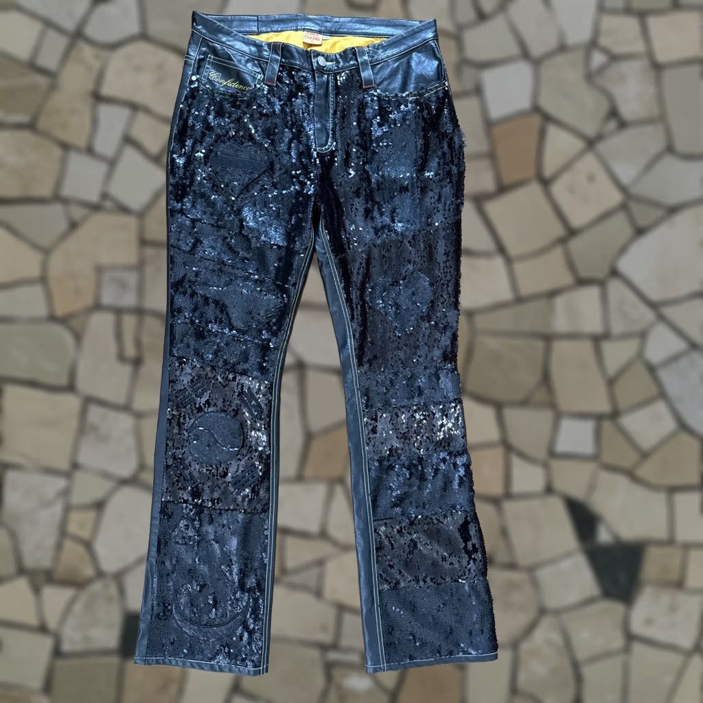 Vintage When Smoke Clears WSC Sequin Pants Men’s Size 38 Regular 32in Inseam Black Chino Pants Mens Sequin Size US 38 / EU 54 - 1 Thumbnail