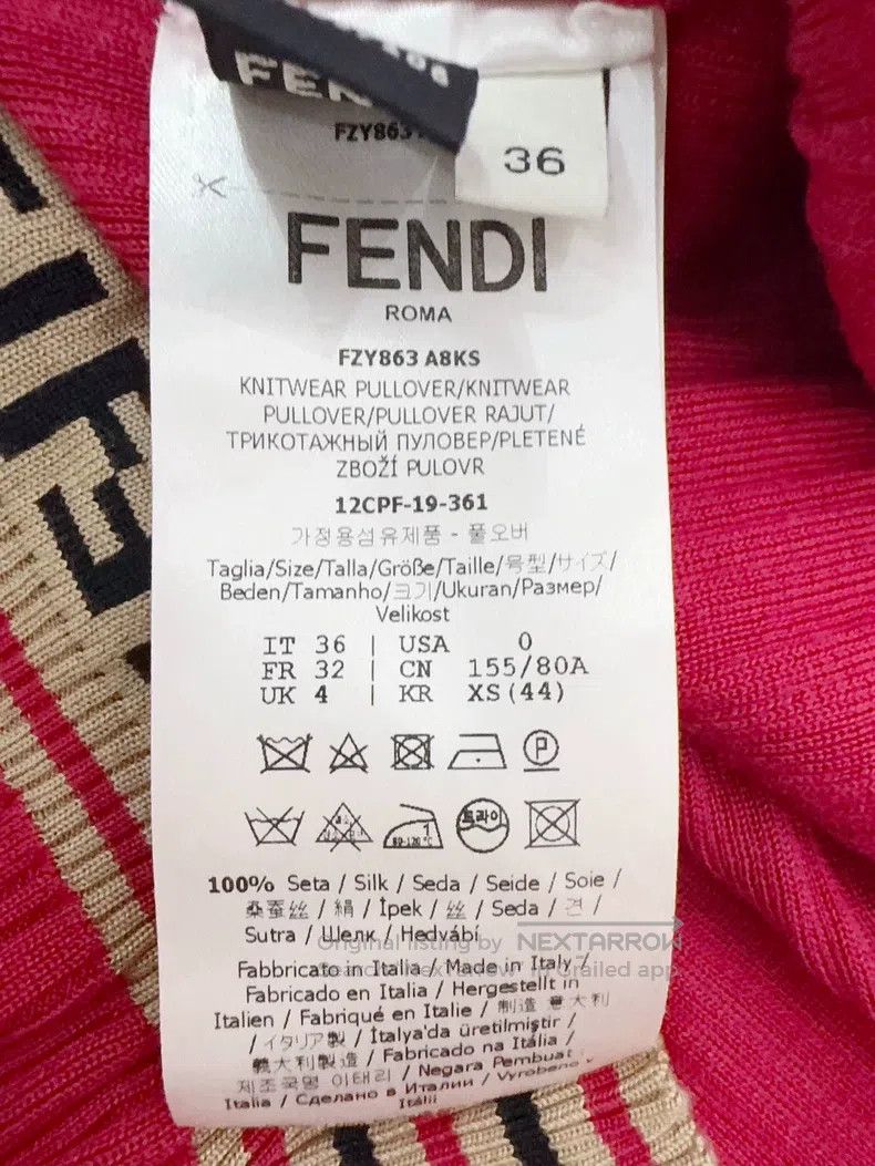 Fendi Fendi Knit Top Size XXS / US 00 / IT 34 - 5 Thumbnail