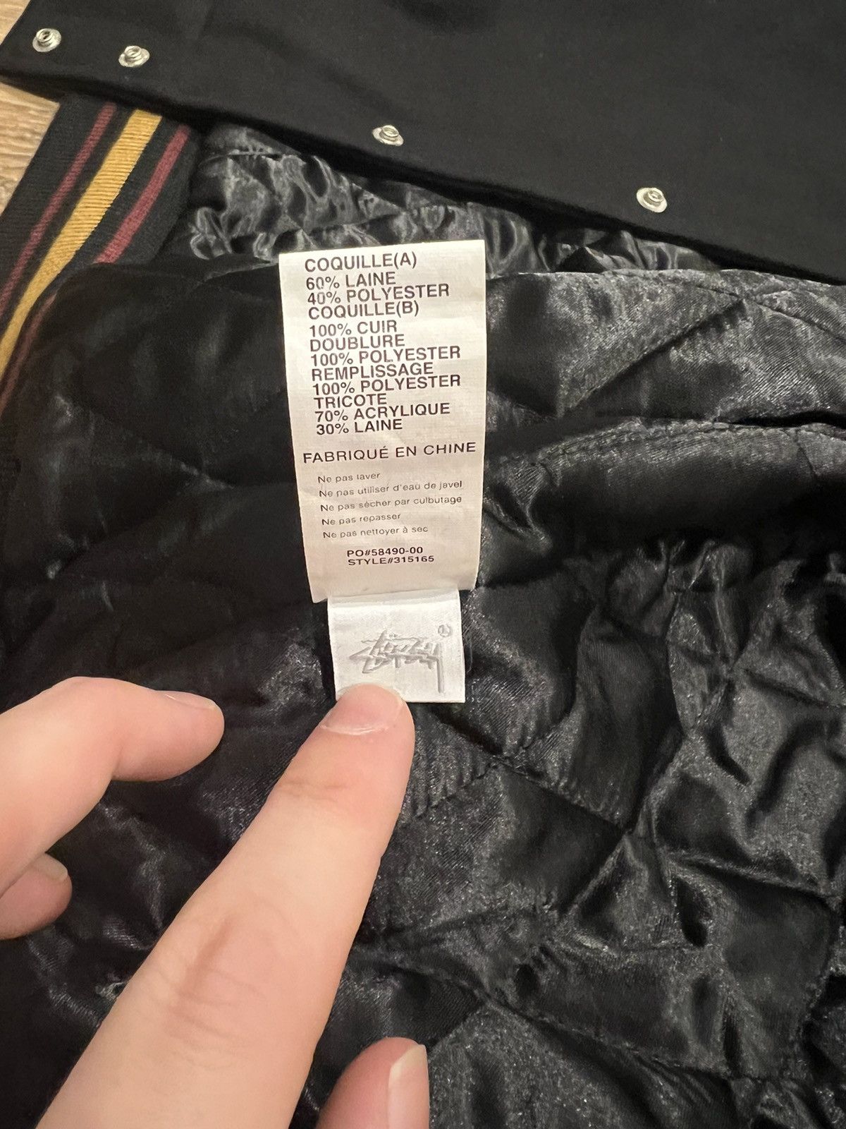 Stussy 40th Anniversary Varsity Jacket (New York Chapter) Size US L / EU 52-54 / 3 - 15 Thumbnail