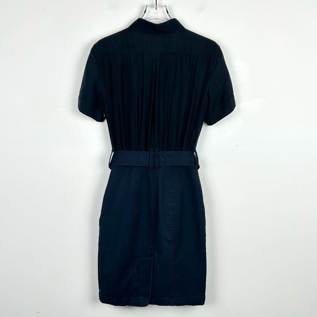 Burberry Burberry Navy Blue Polo Collar Short-Sleeve Shirt Dress (Siz Size XS / US 0-2 / IT 36-38 - 2 Thumbnail