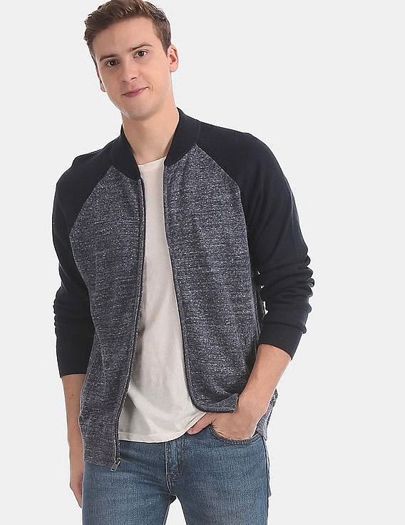 Gap Gap Colorblock Bomber Jacket Sweater Size US M / EU 48-50 / 2 - 8 Thumbnail
