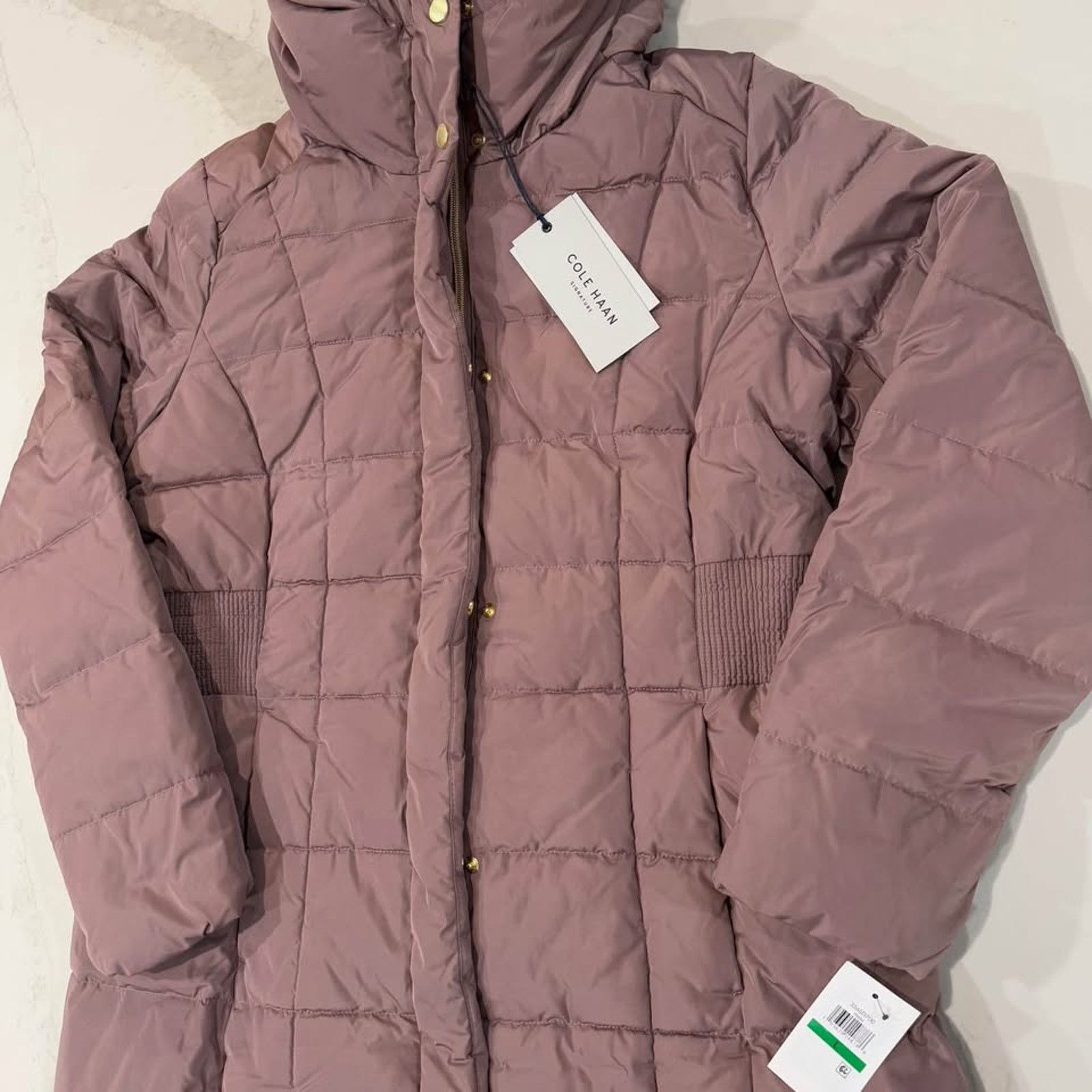 Cole Haan Cole Haan NWT Signature Tafetta Down Coat Parka Women Large Size L / US 10 / IT 46 - 2 Thumbnail
