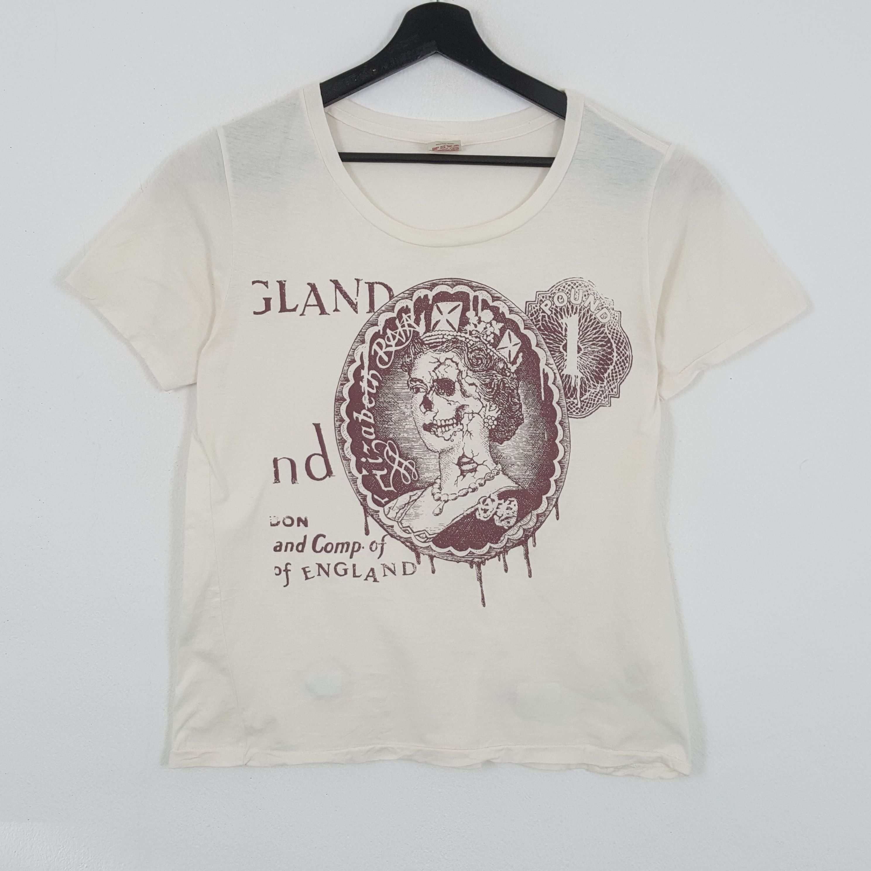 image of Alternative Rna Streetwear Style Vintage Tshirt in White, Women's (Size Medium)