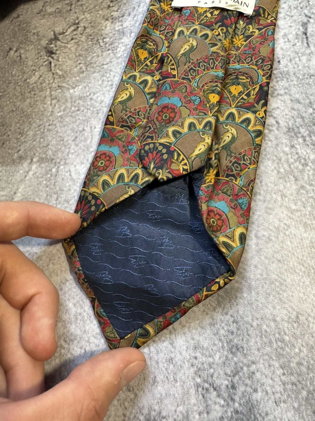 Pierre Balmain Pierre Balmain Neck Tie Nice Art Design Size ONE SIZE - 4 Thumbnail