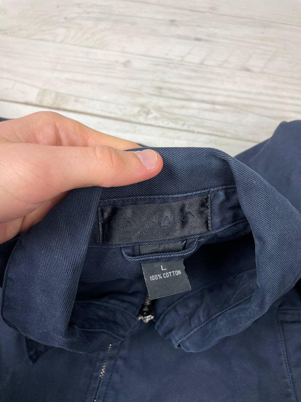 Vintage Vintage Yves Saint Laurent YSL Denim Bomber Jacket Y2K 90s Size US L / EU 52-54 / 3 - 11 Thumbnail