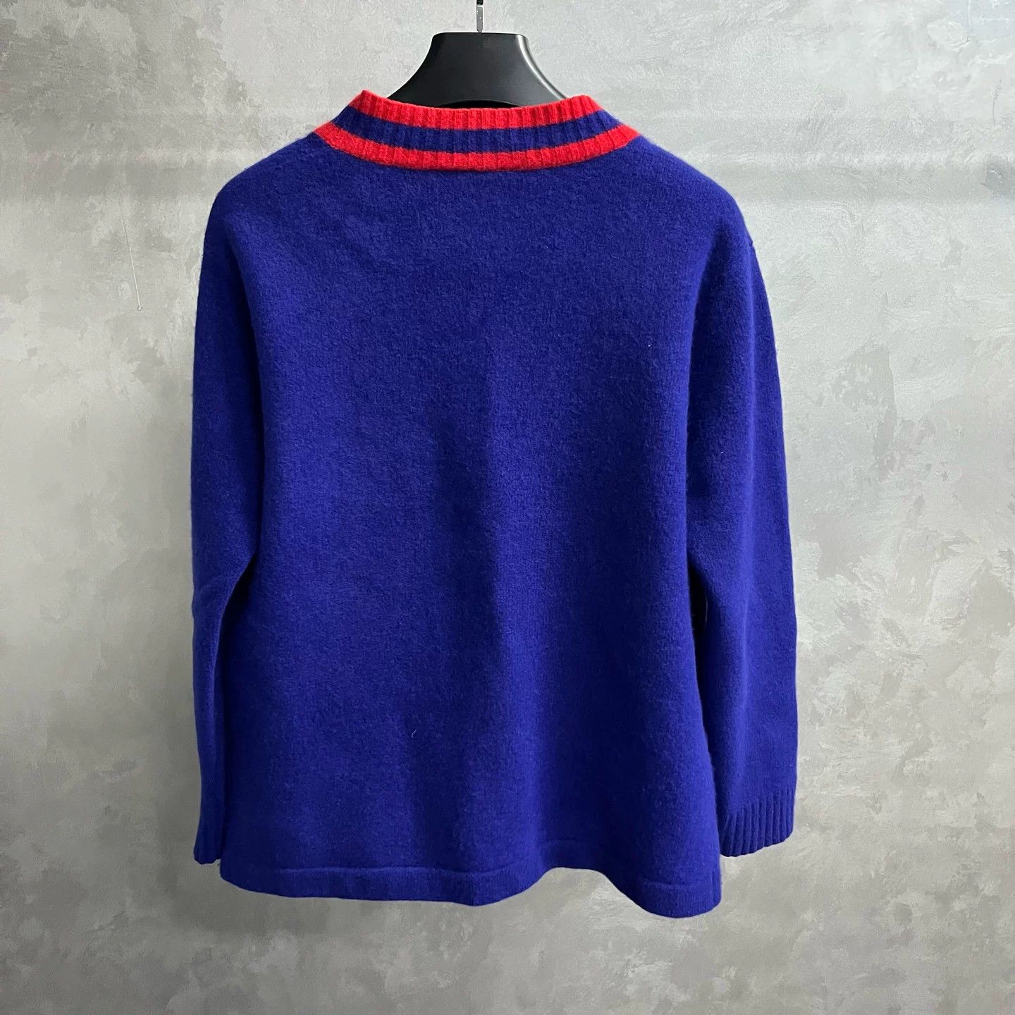 Gucci Gucci Intarsia Character Wool V-Neck Cardigan Size US L / EU 52-54 / 3 - 5 Thumbnail