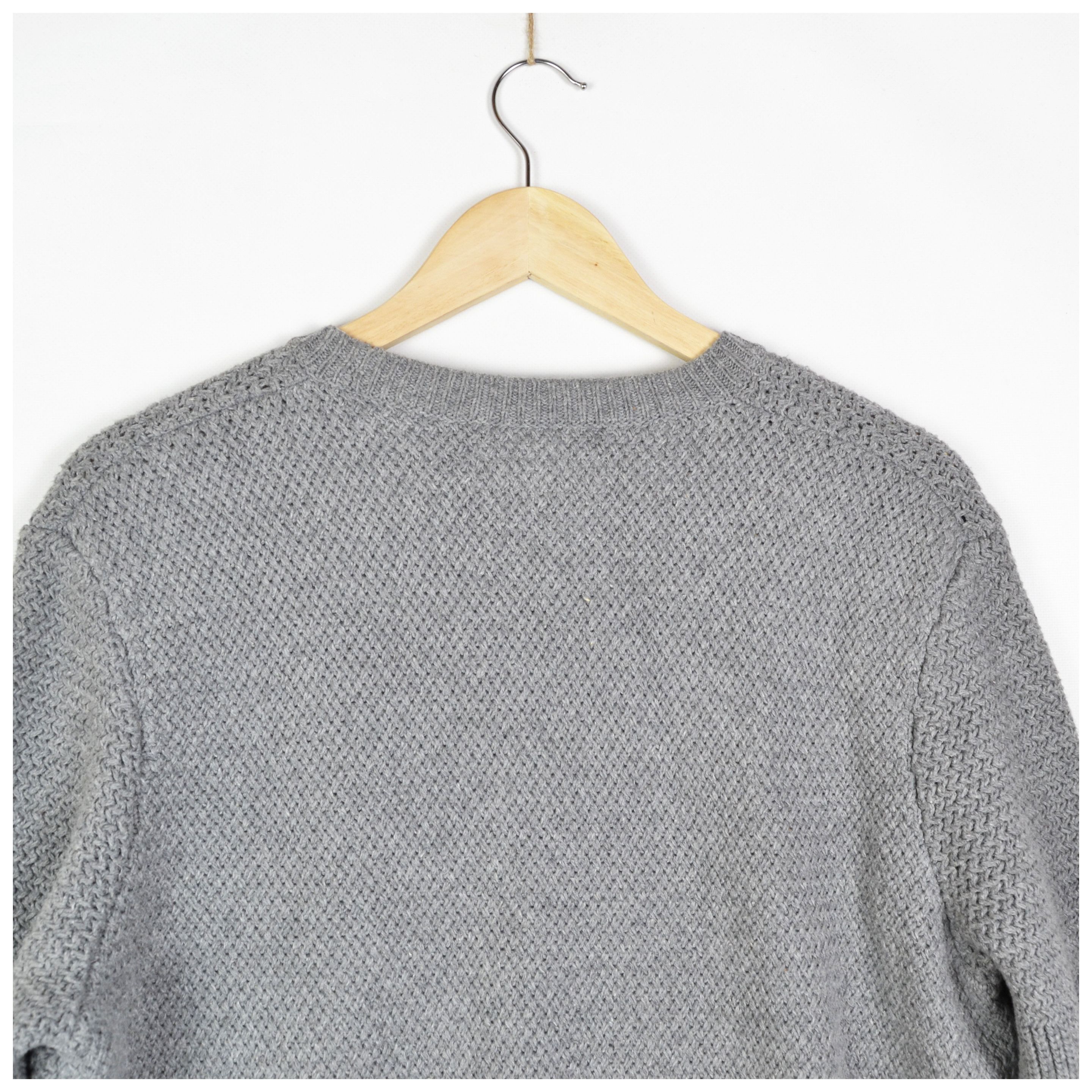 Allsaints ALLSAINTS Karnett Crew Boxy Heavy Knit Sweater S/M* Size US S / EU 44-46 / 1 - 9 Thumbnail