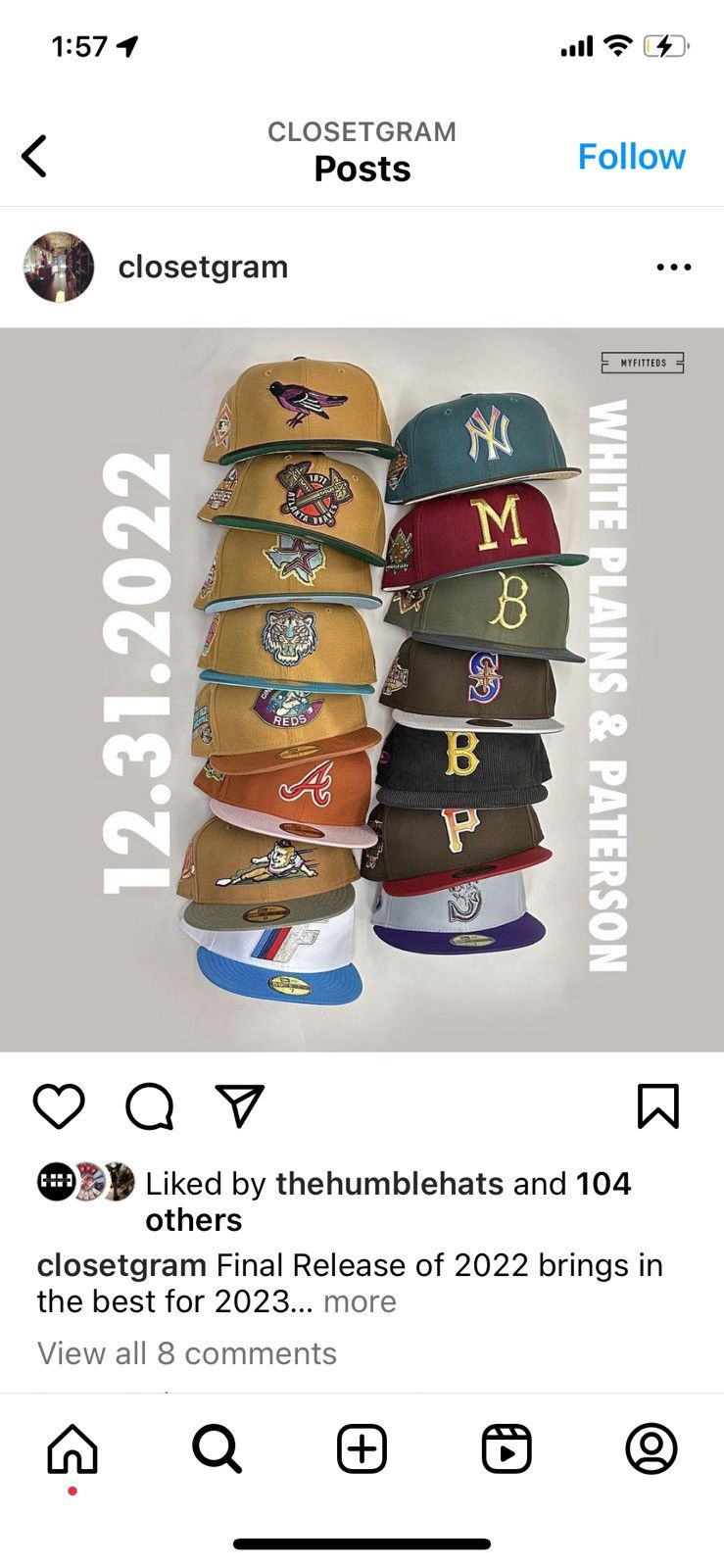New Era Myfitteds Buffalo bison sliding logo size 7 1/8 Size ONE SIZE - 5 Thumbnail