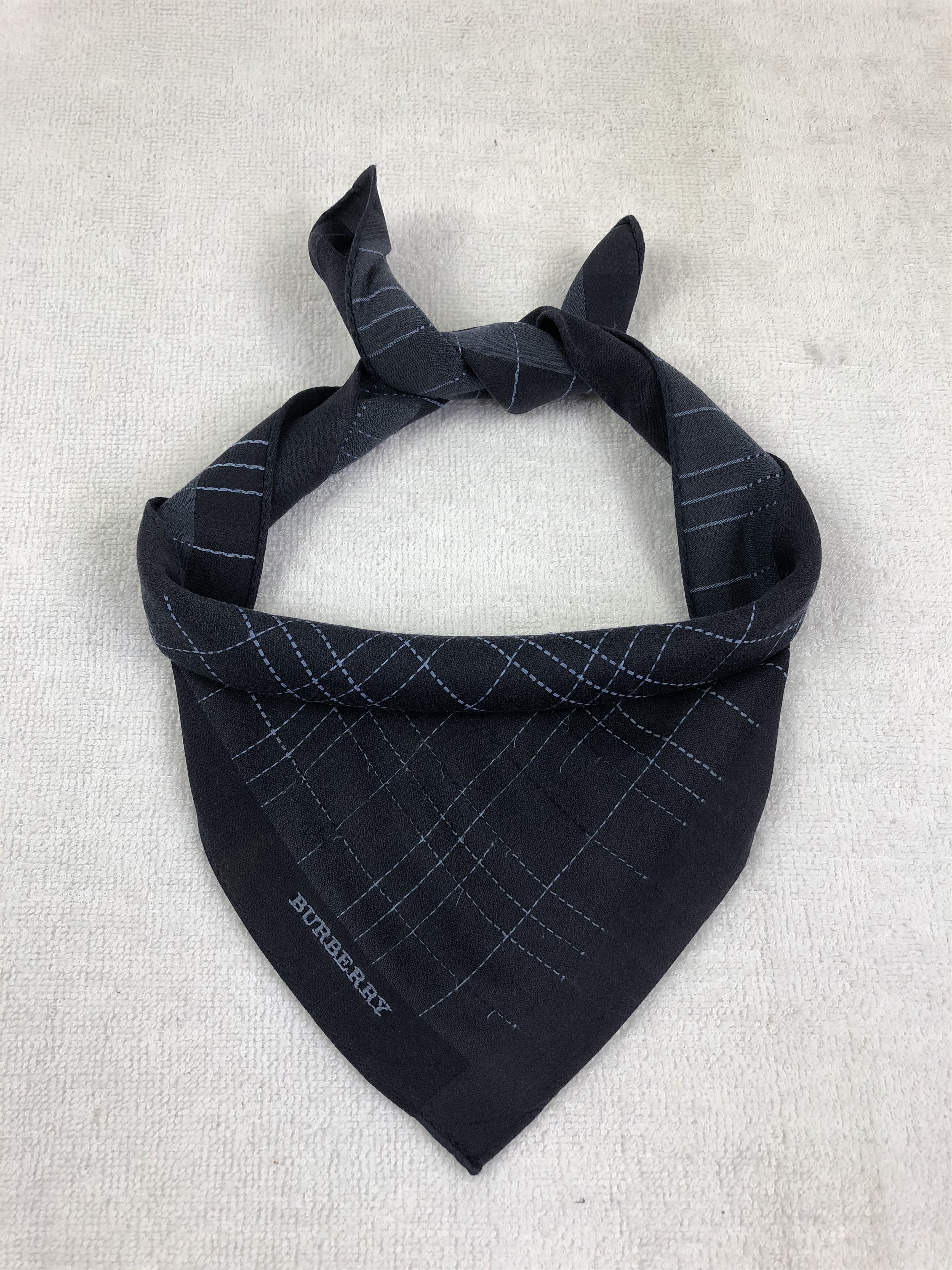 Burberry × Vintage Burberry Bandana / Handkerchief / Neckerchief Size ONE SIZE - 1 Thumbnail