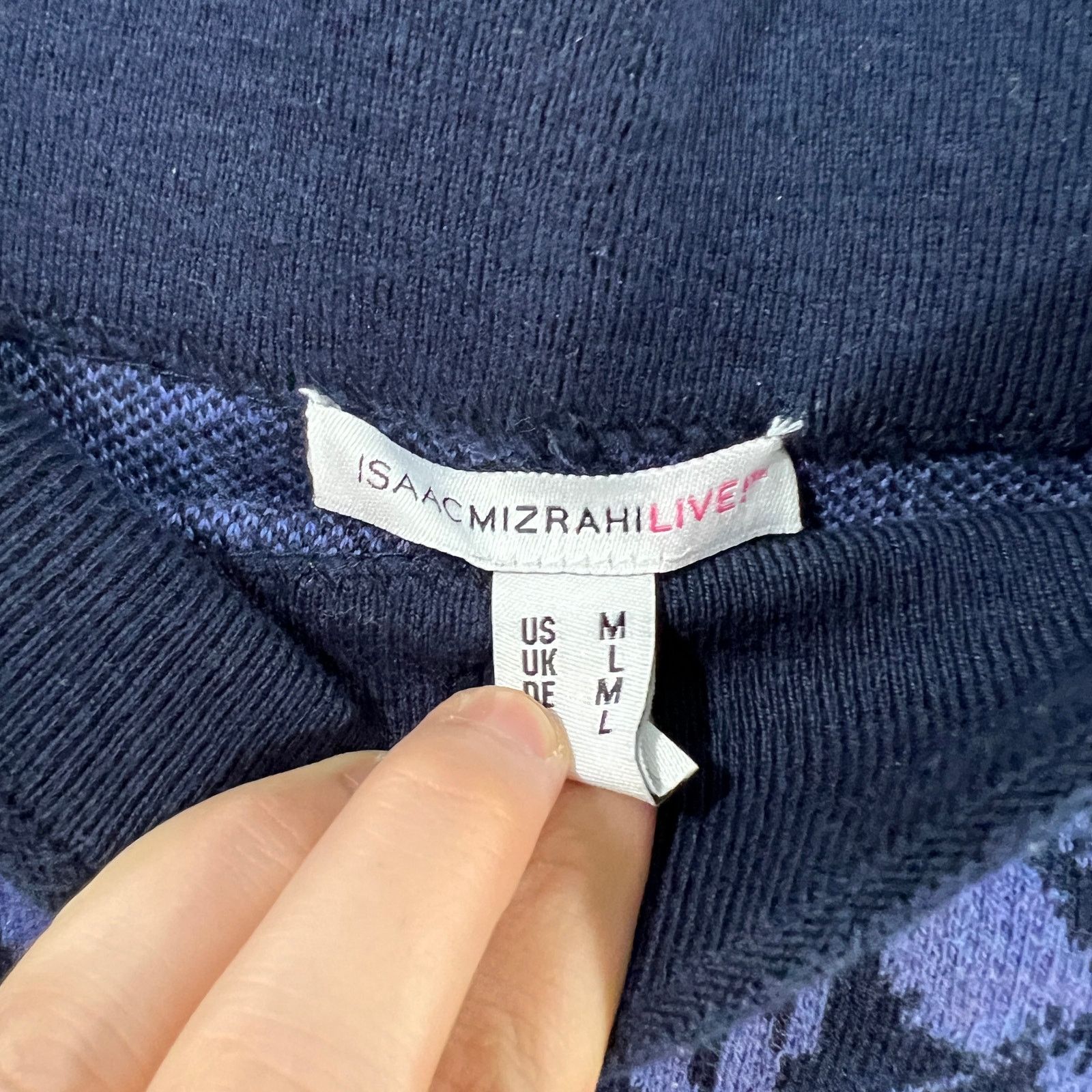 Isaac Mizrahi Isaac Mizrahi Live! Jacquard Sweater Skirt Size 28" / US 6 / IT 42 - 2 Thumbnail