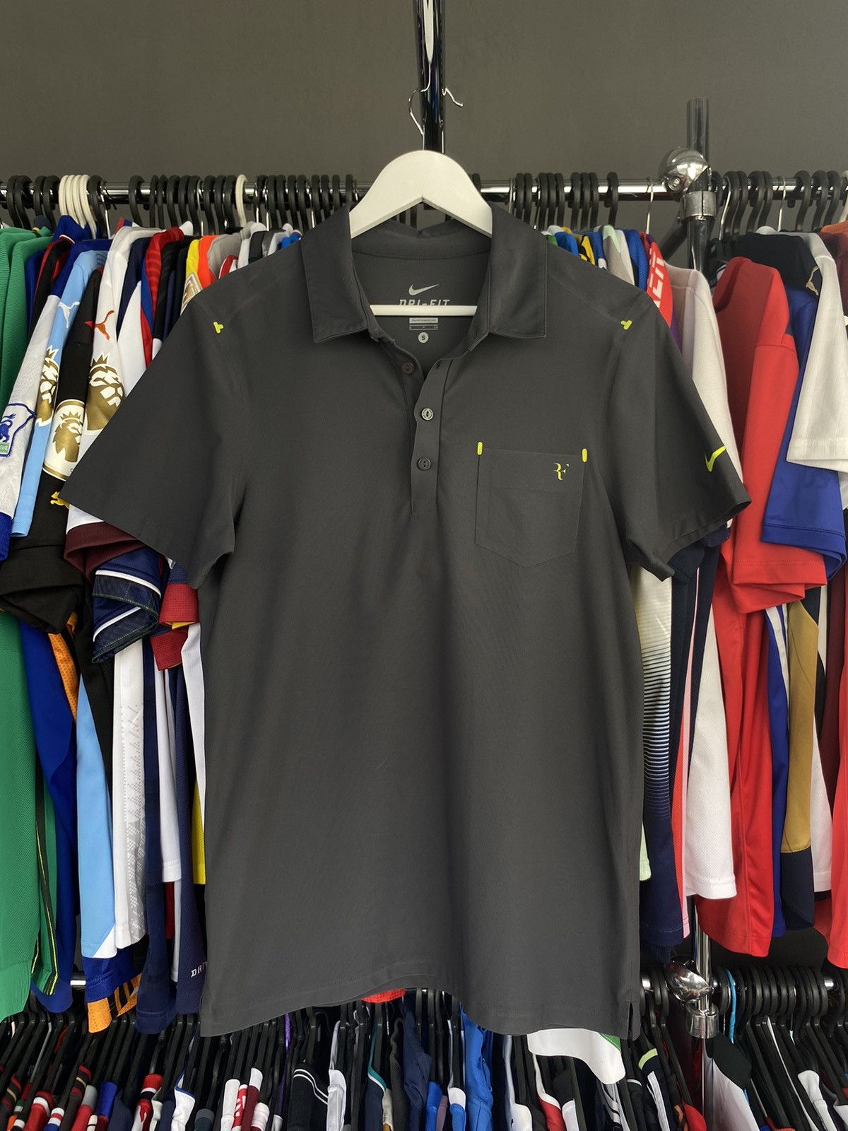 Nike Nike 2012 Roger Federer RF Wimbledon Polo Tennis Shirt Size US S / EU 44-46 / 1 - 1 Thumbnail