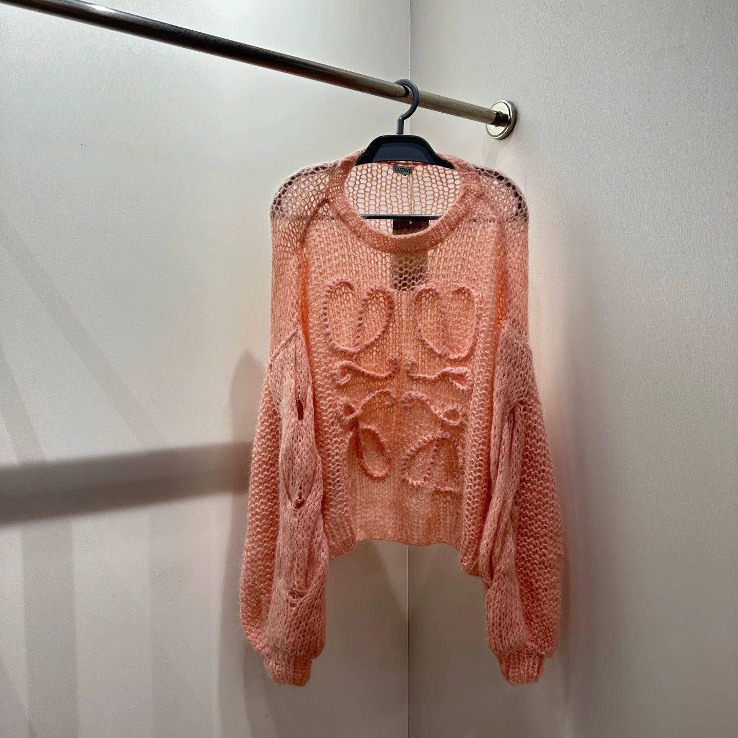 Loewe Loewe mar377 Big Logo Mohair Knit Sweater Size S Size S / US 4 / IT 40 - 1 Thumbnail