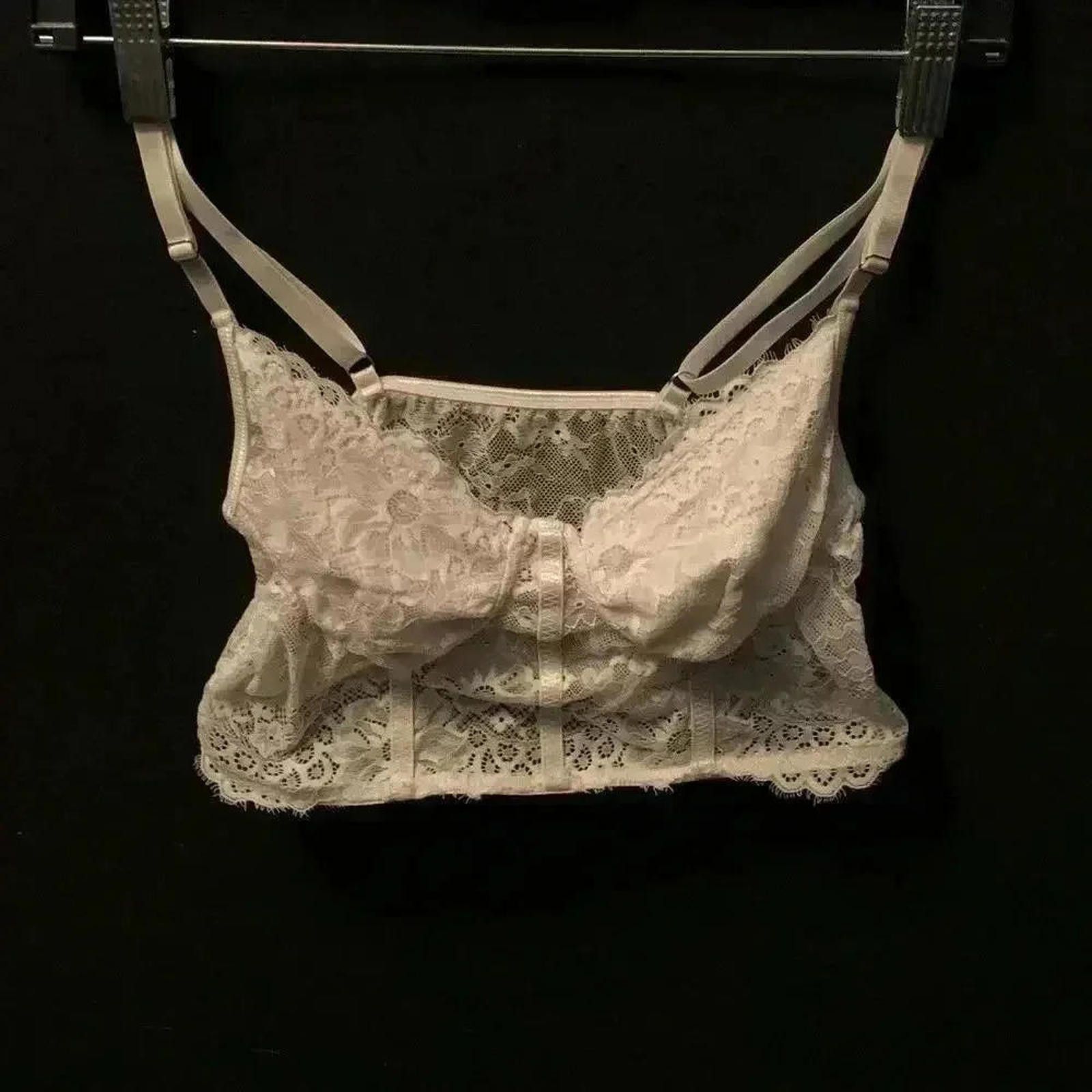 Designer Lace Crop Bralette - Elegant & Stylish Size ONE SIZE - 3 Thumbnail