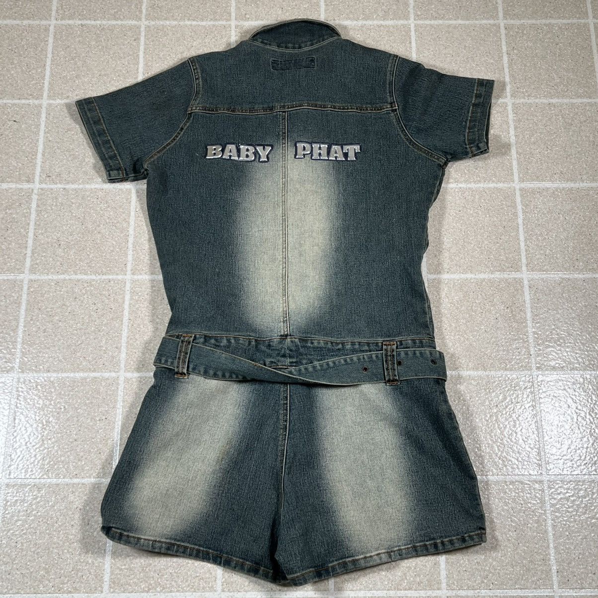 Other Baby Phat vintage Y2K denim romper Jumpsuit Size 17 logo Size XL / US 12-14 / IT 48-50 - 8 Thumbnail