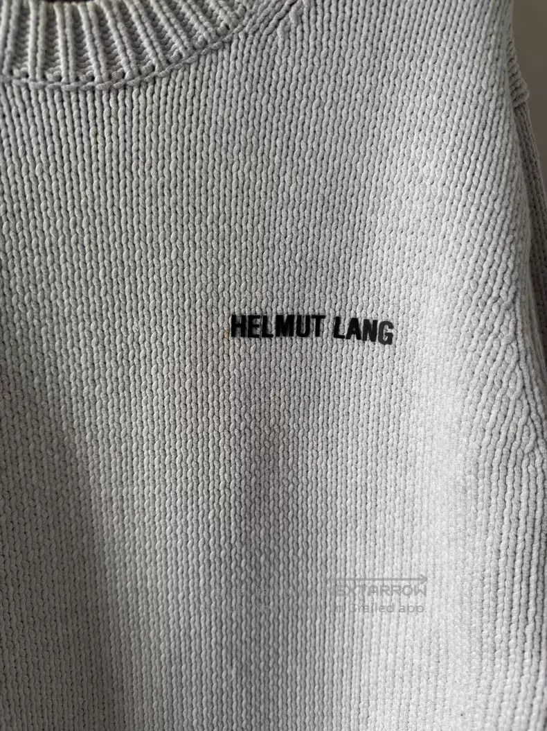 Helmut Lang Helmut Lang Ribbed Knit Contrast Reflective Sweater Size US XL / EU 56 / 4 - 3 Thumbnail